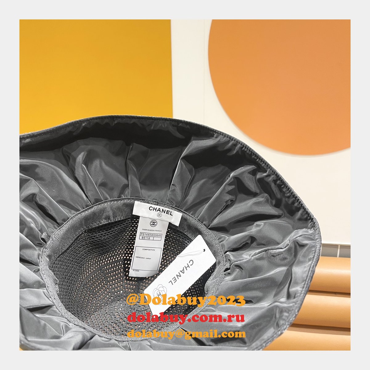 AAA+ CC Replica Big brim Camellia straw hat