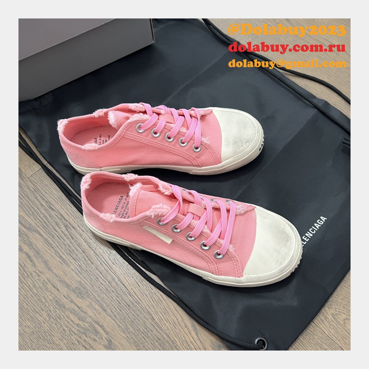 Best Quality Replica Balenciaga Paris Canvas Shoes