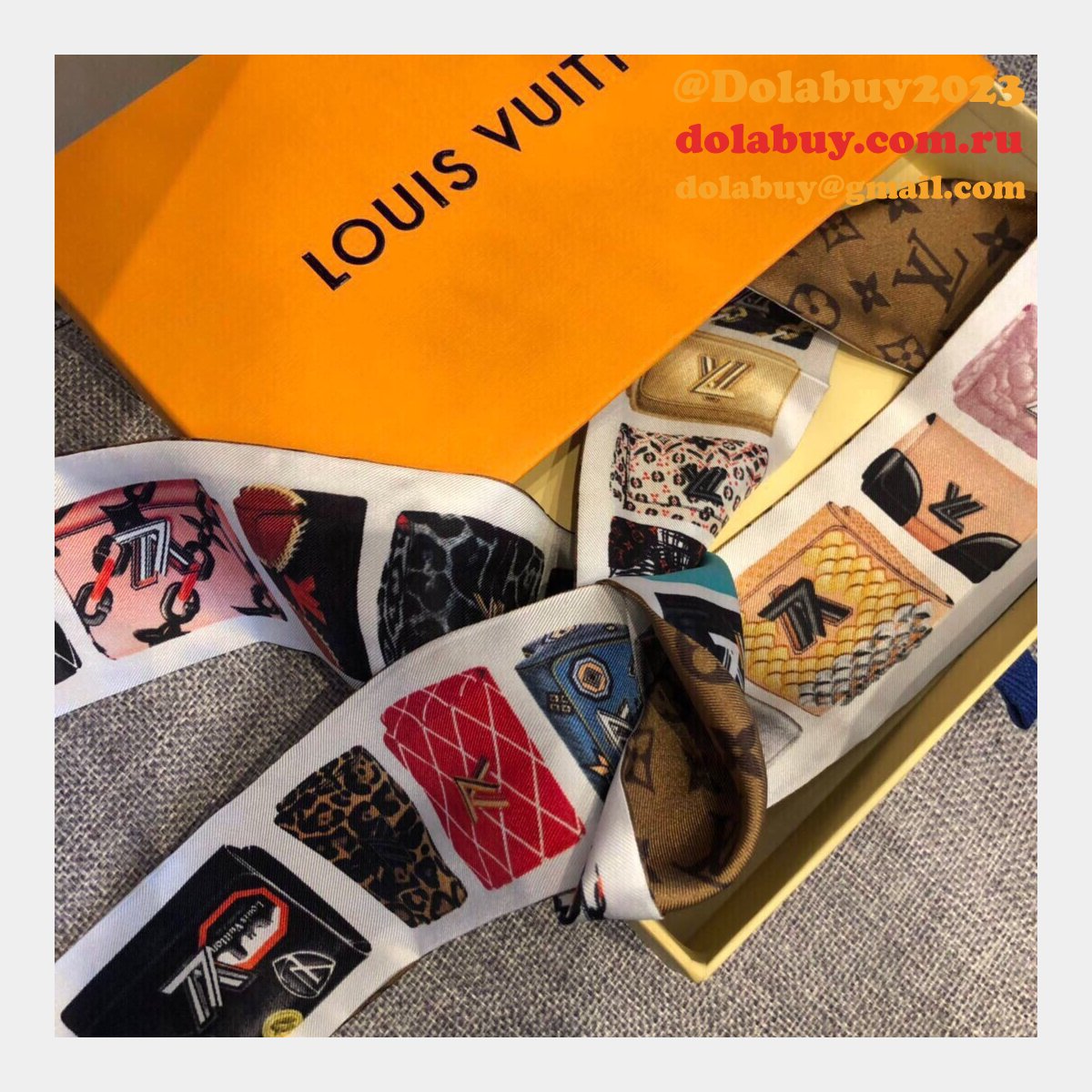 Top Quality louis vuitton silk ribbon