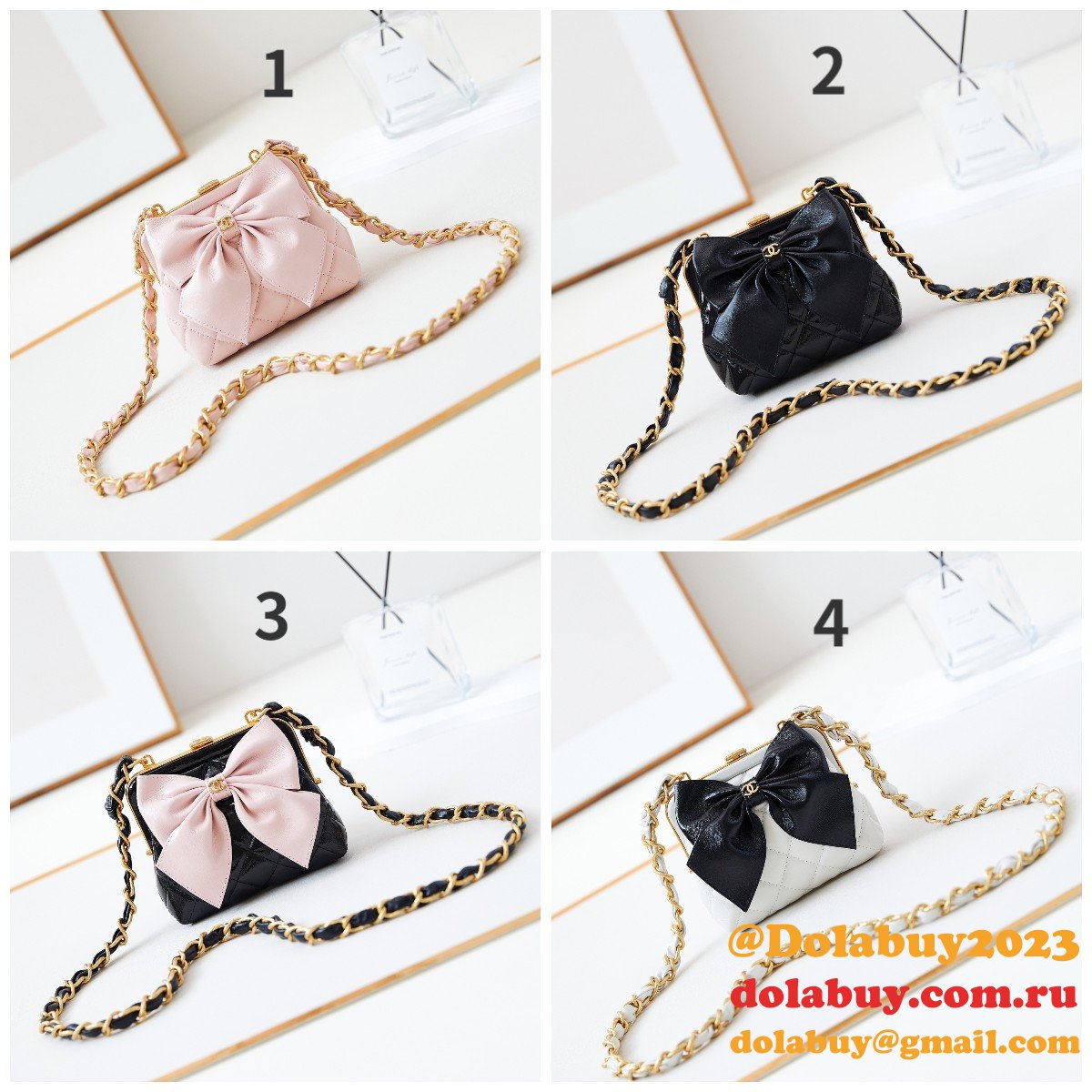Perfect Replicas AP4028 Clutch With Chain 1:1 Mirror Bag