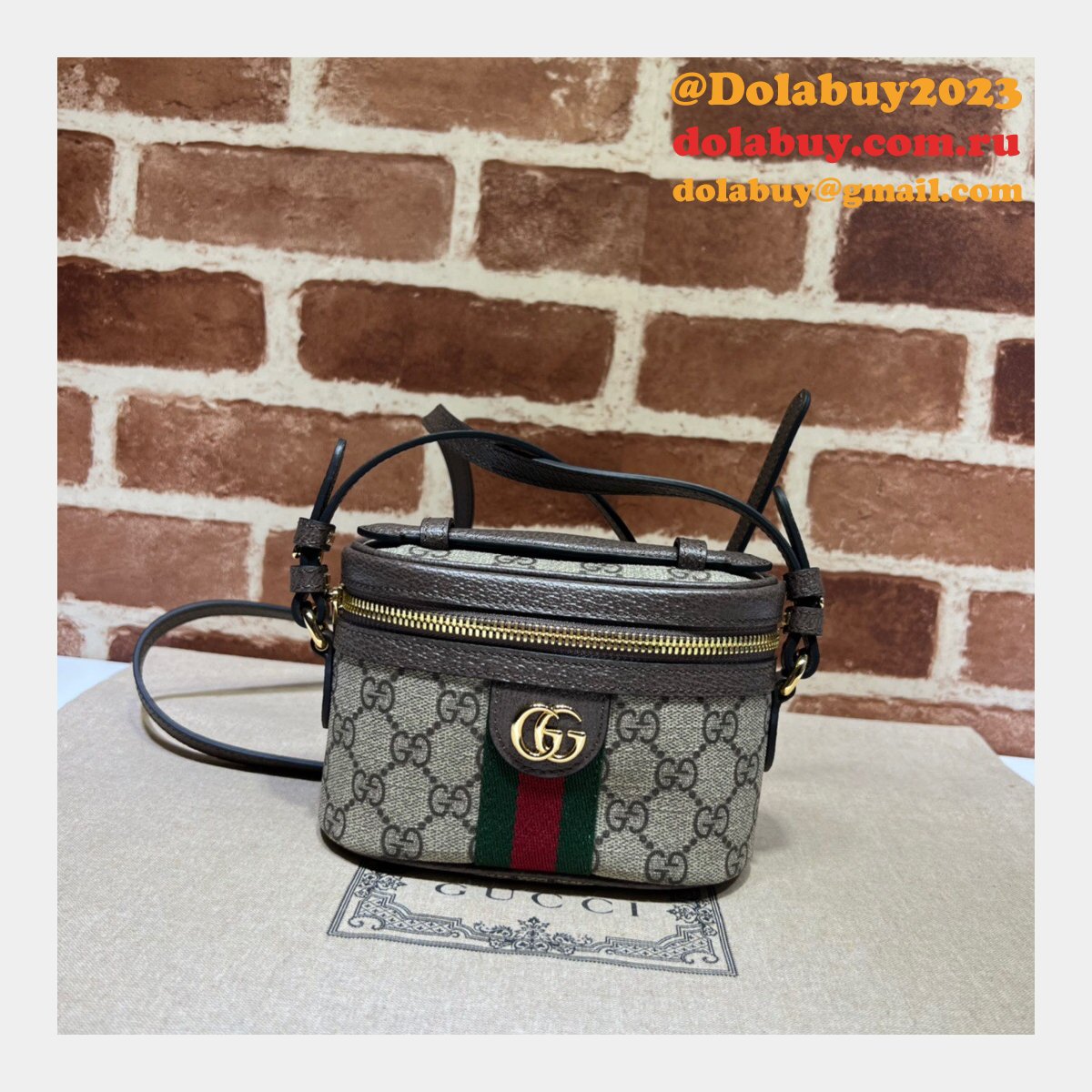 1:1 quality G*u*i replica ophidia gg top handle 699532 bag