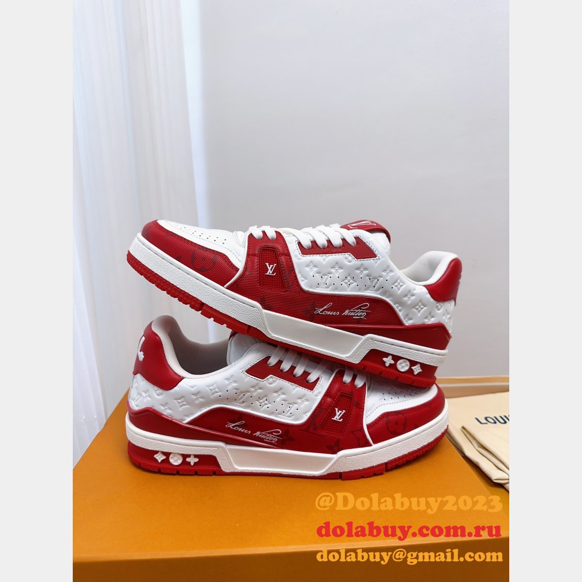 Louis Vuitton Replica Trainer Maxi Sneakers By Virgin Abloh