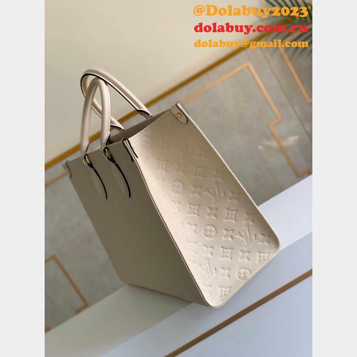 Louis Vuitton M45595 Onthego MM Monogram Empreinte Replicas Bag