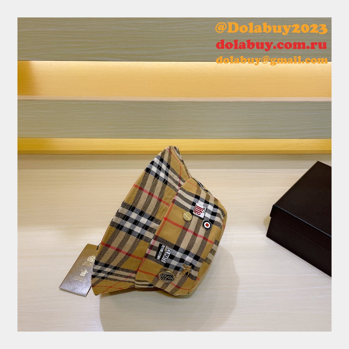 Luxury Burberry Shop Replica fishmen hat