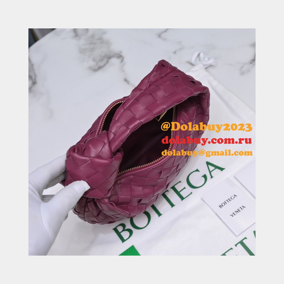 Buy First Copy Replica Bottega Veneta Jodie Clutch Bag online from China