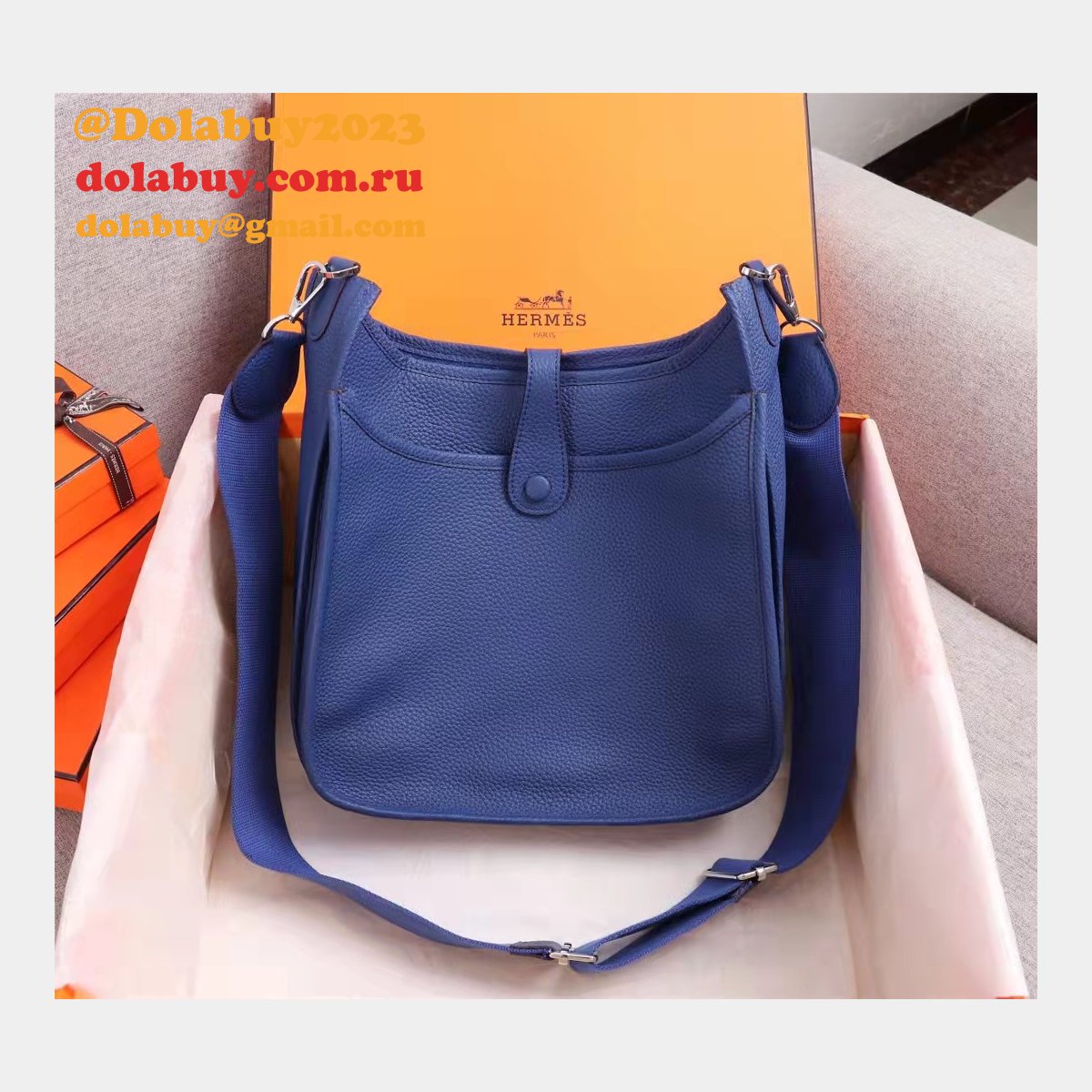 Where to buy High Quality Hermes Evelyne III 28cm Replicas Bag