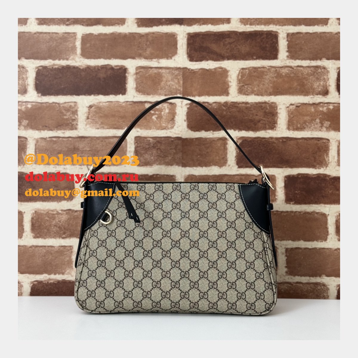 G*u*i luxury copy mirror gg emblem 815216 shoulder bag