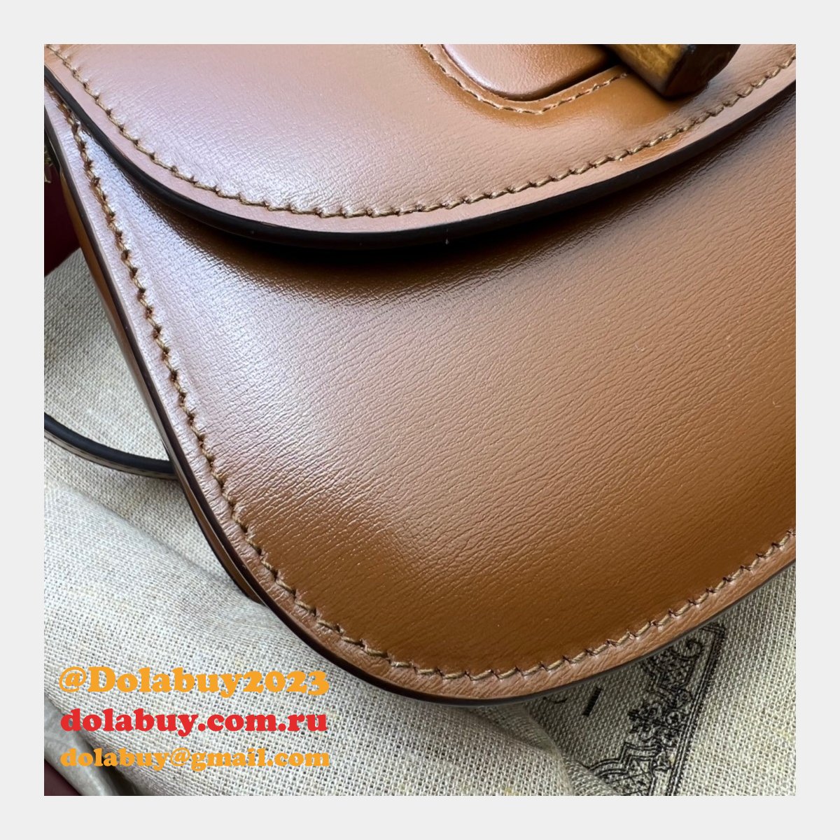 1:1 replica G*u*i fashion 686864 mini top handle bag with bamboo