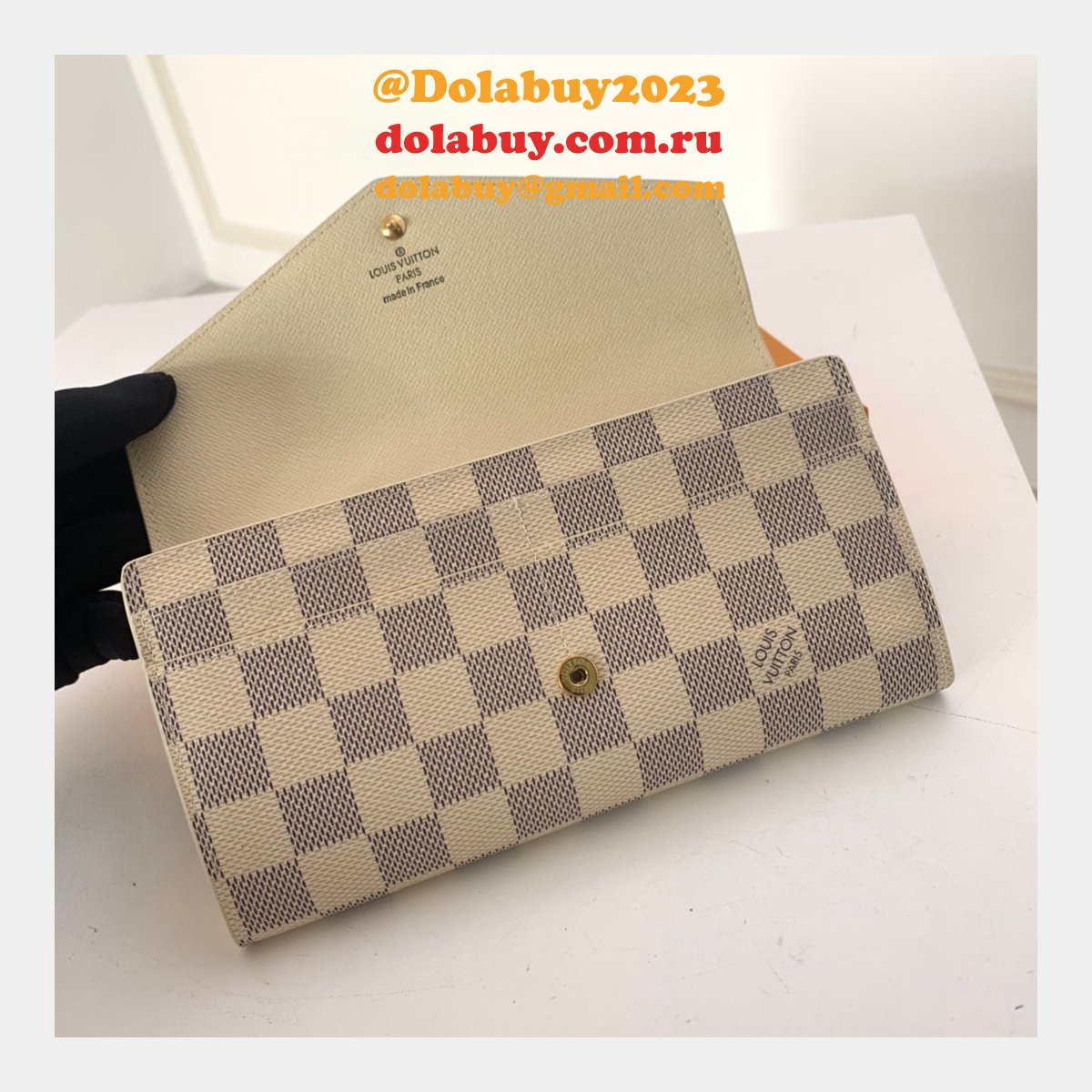 High Quality LV N60114 Damier Azur Canvas