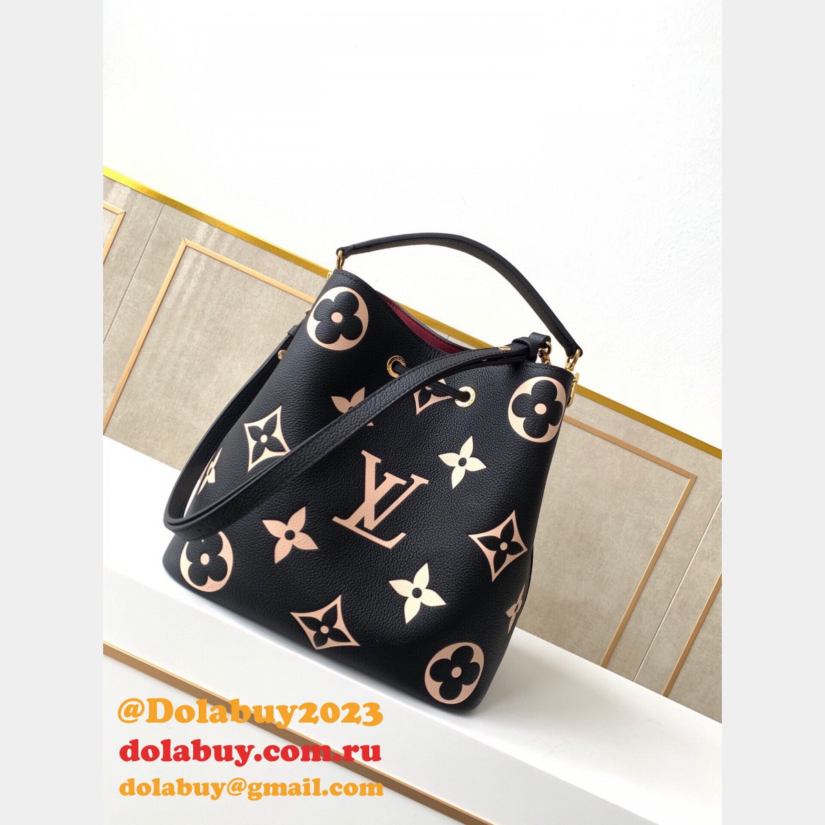 Louis Vuitton Replica NéoNoé MM Monogram Empreinte Leather M45497 Bags
