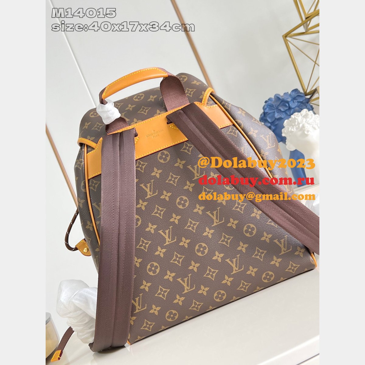 Montsouris Cargo Backpack Louis Vuitton M14015 Luxury G69 Brown