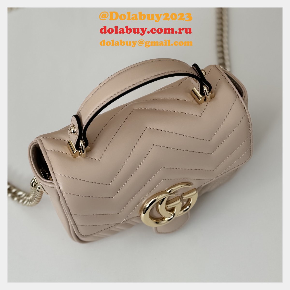 G*u*i luxury 1:1 gg marmont 811238 copy bags