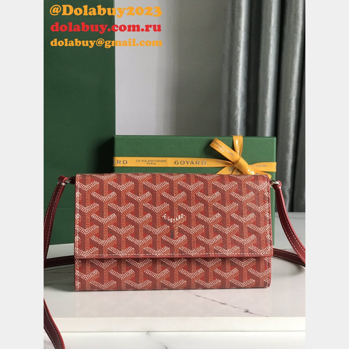1:1 Mirror Goyardine 02019 Goyard Varenne Replica Wallet