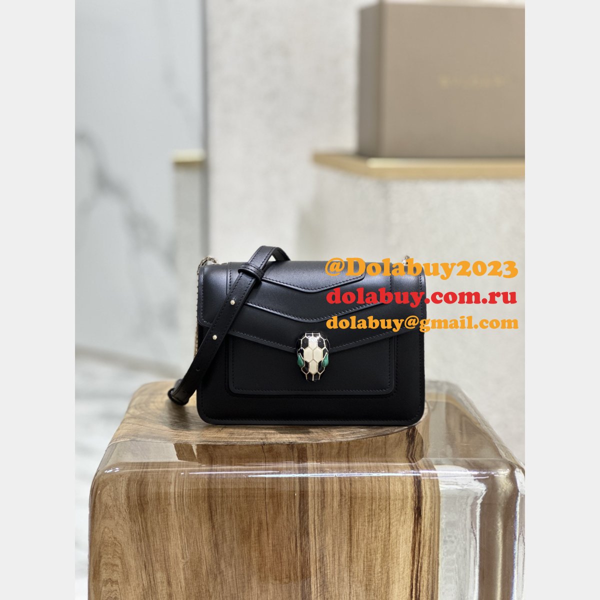 Duplicate BVLGARI SERPENTI FOREVER Crossbody Bags 289676