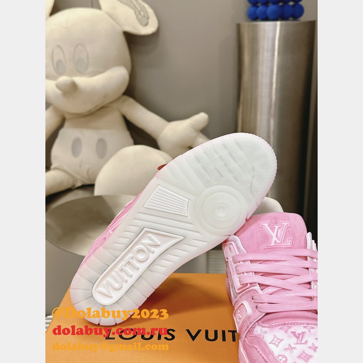 Top Quality Cheap LV Trainer Maxi Line WOMEN/MEN SHOES