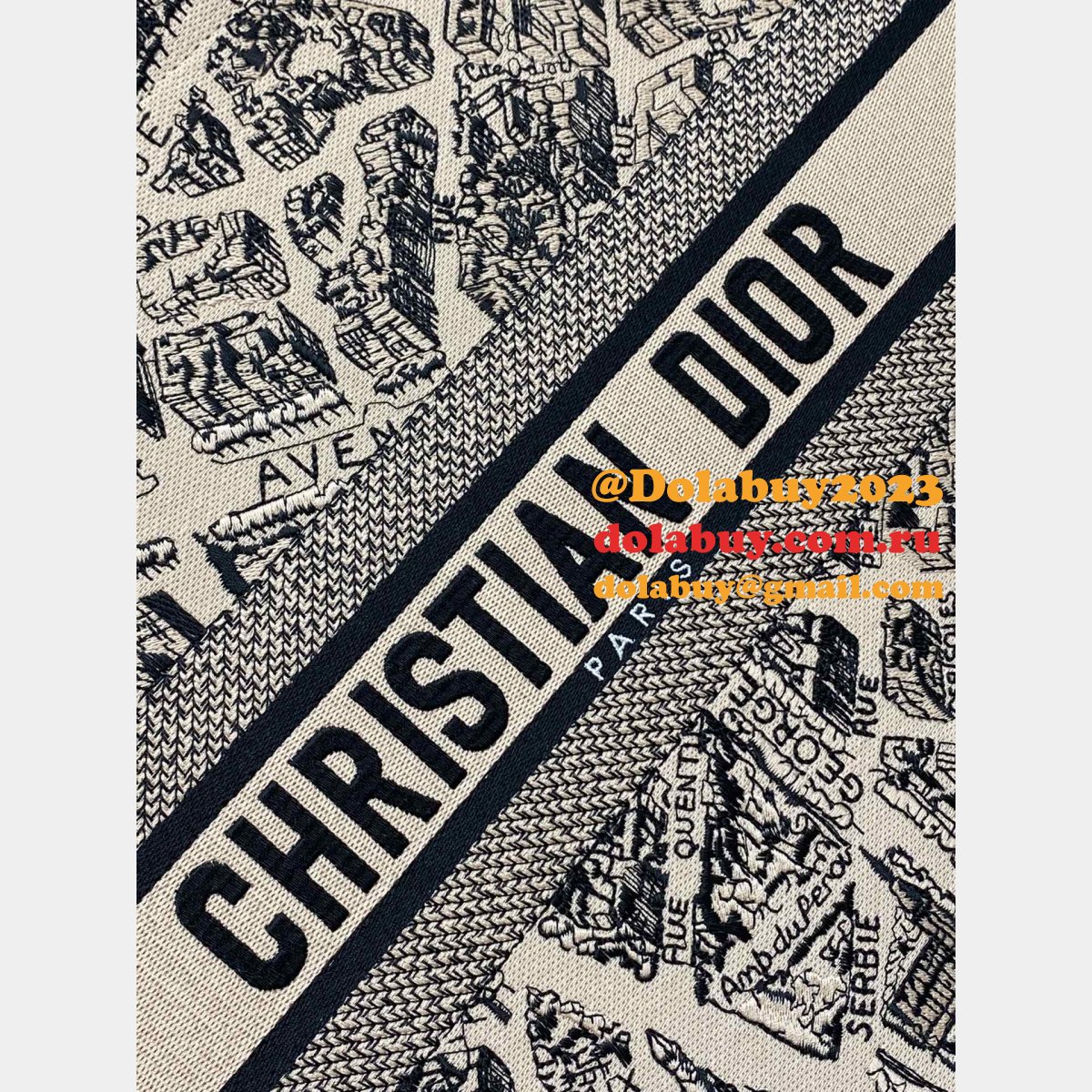 Christian Dior CD Book Tote Top Quality Replica Bags