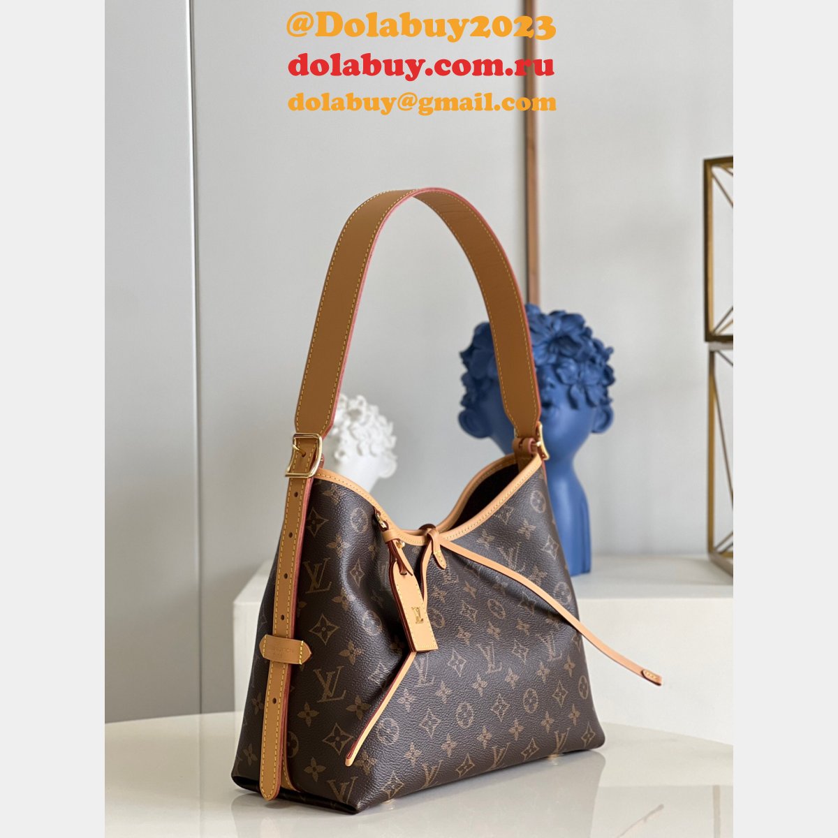 Fake Designer M46203 Louis Vuitton Unboxing Carryall Bag