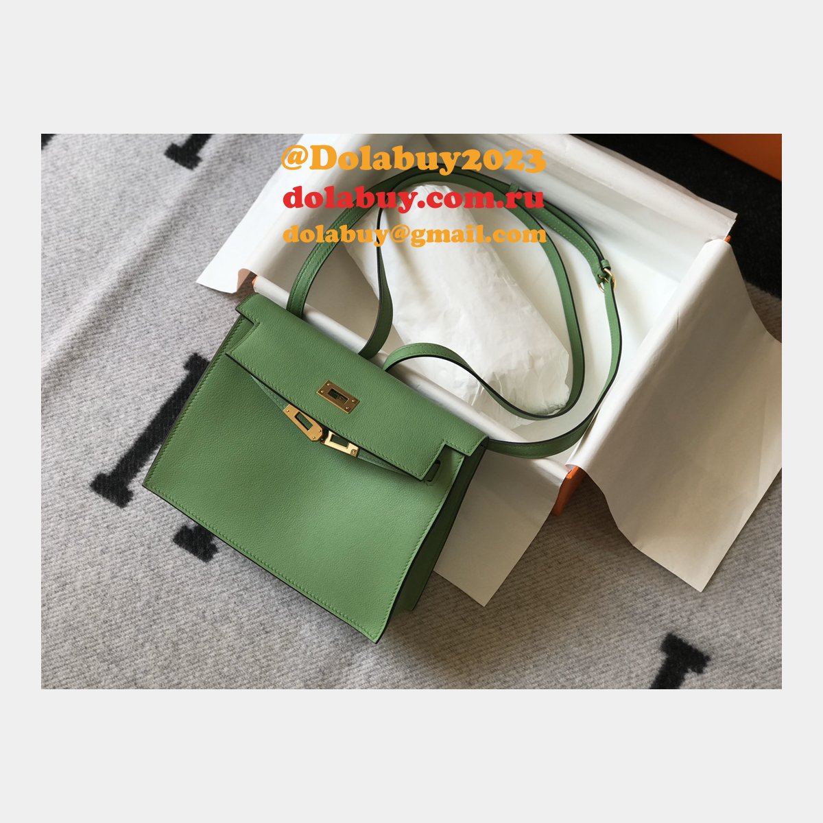 7 Star HERMES KELLY DANSE Customize BAG FOR SALE