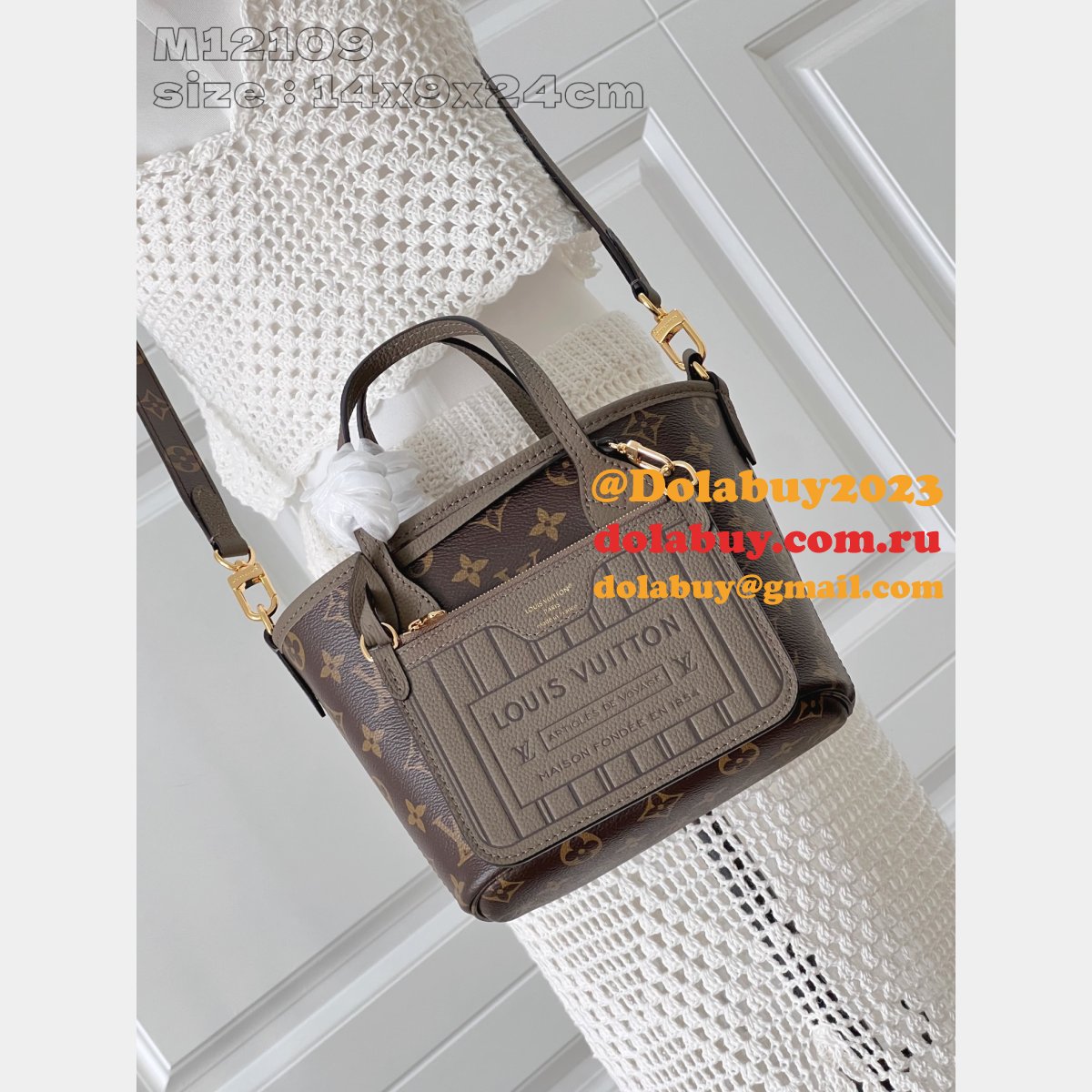 Louis Vuitton 1:1 Mirror Neverfull Bandoulière Inside M12099 Bag