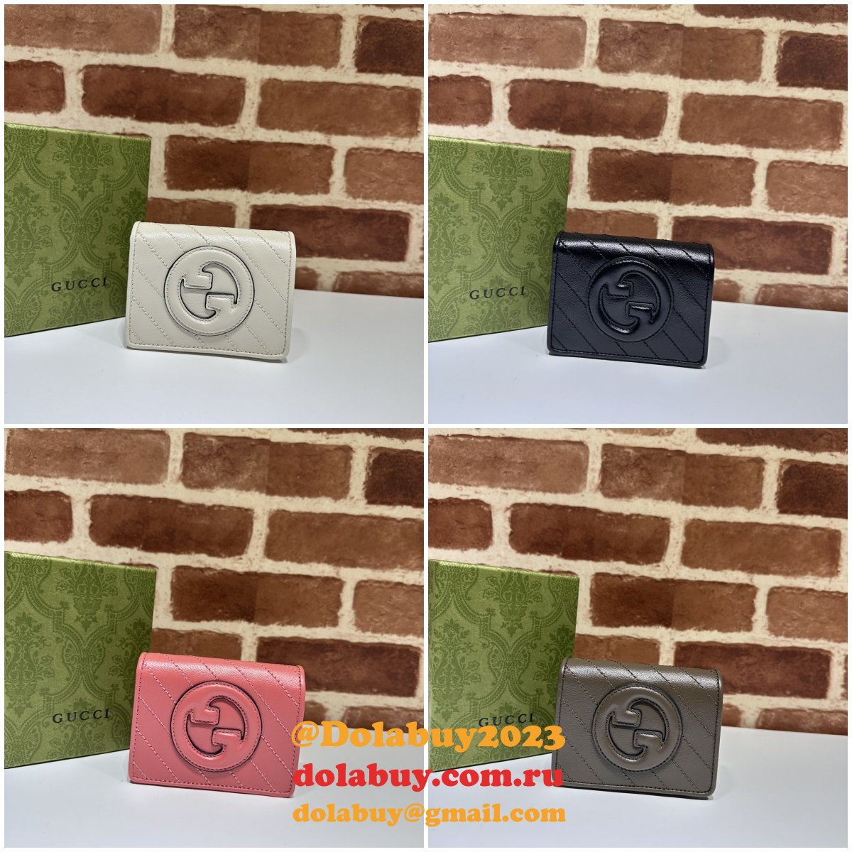 Gucci Luxury Replica Blondie Card Sase Inspired Wallet 760317