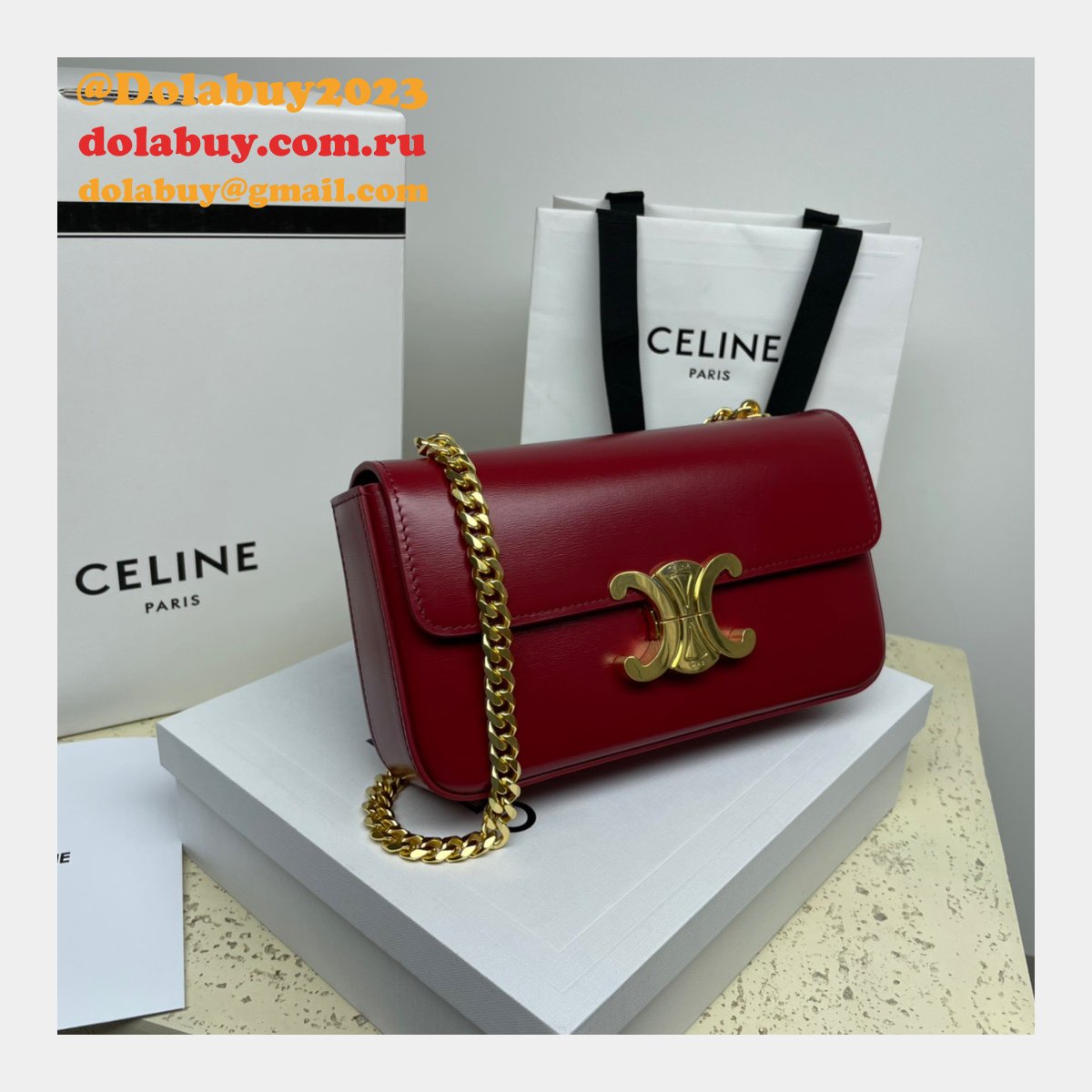 Replica Celine Buy Fake Triomphe 20.5CM Online Sale