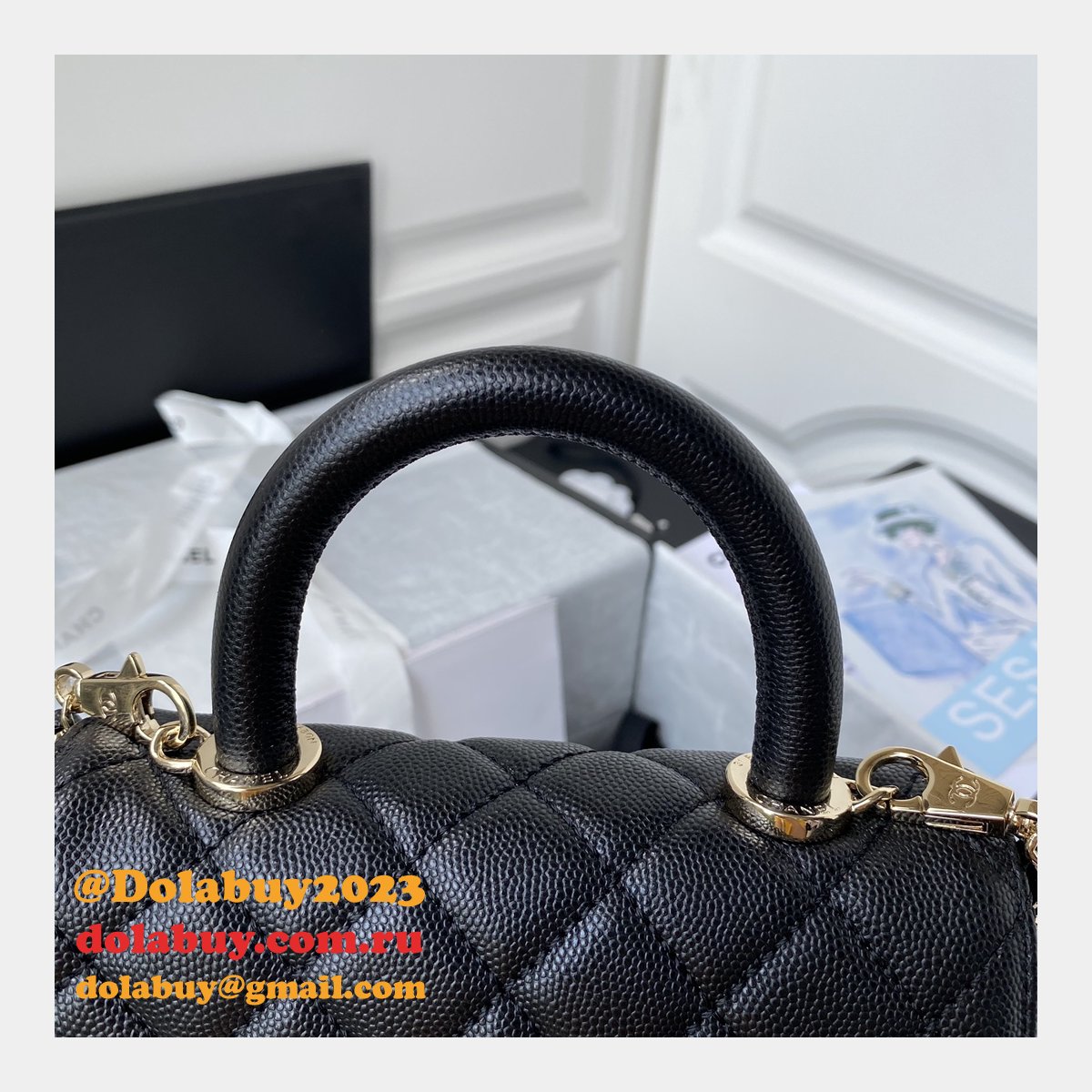 Dolabuy Replica Bags Online AS2215 CAVIAR Bag 19cm