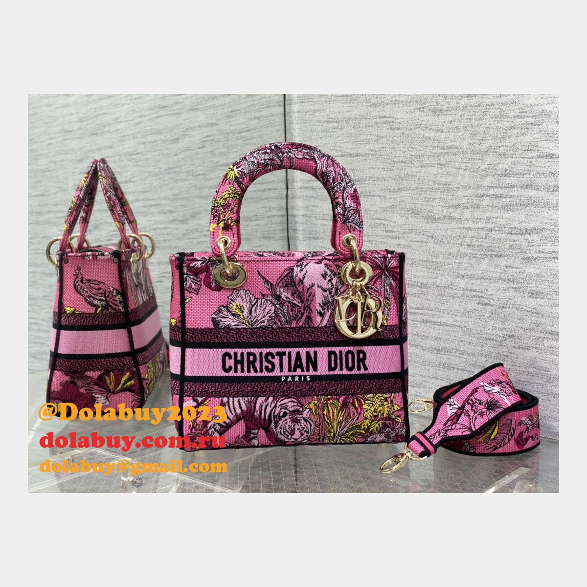 Discount Replica Christian Dior Lady Dior 24cm Bags