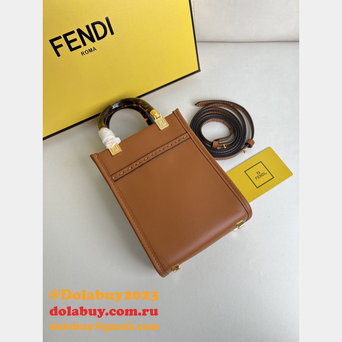 7 star F**di roma sunshine mini handbag