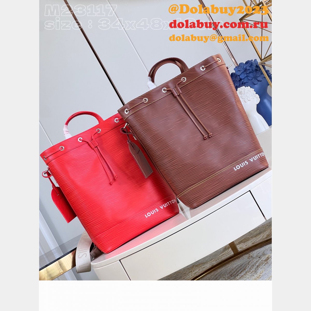 Louis Vuitton Dolabuy High Quality Maxi Noé Sling A05 M23117 Fake Bags