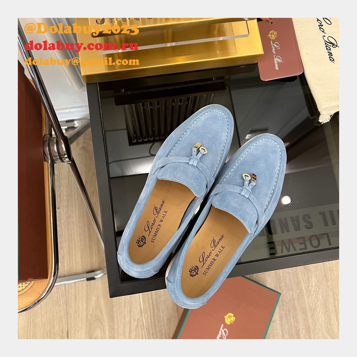 First Copy Loro Piana Replica 2023 Retro Casual Shoes