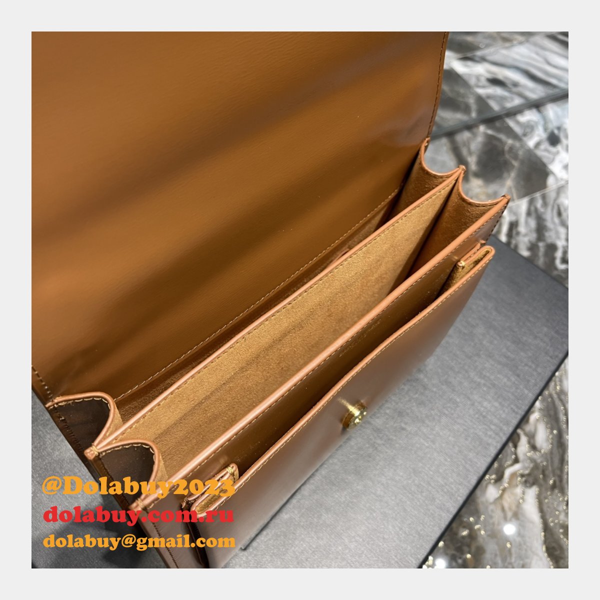 Saint Laurent Perfect ReplicaSunset chain bag 422906 smooth leather