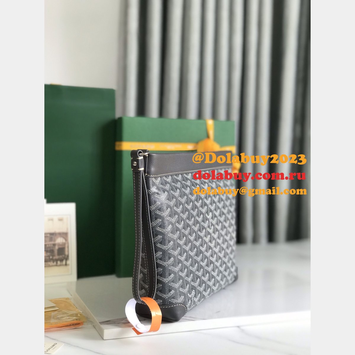 Duplicate goyard 1:1 Mirror Conti clutch
