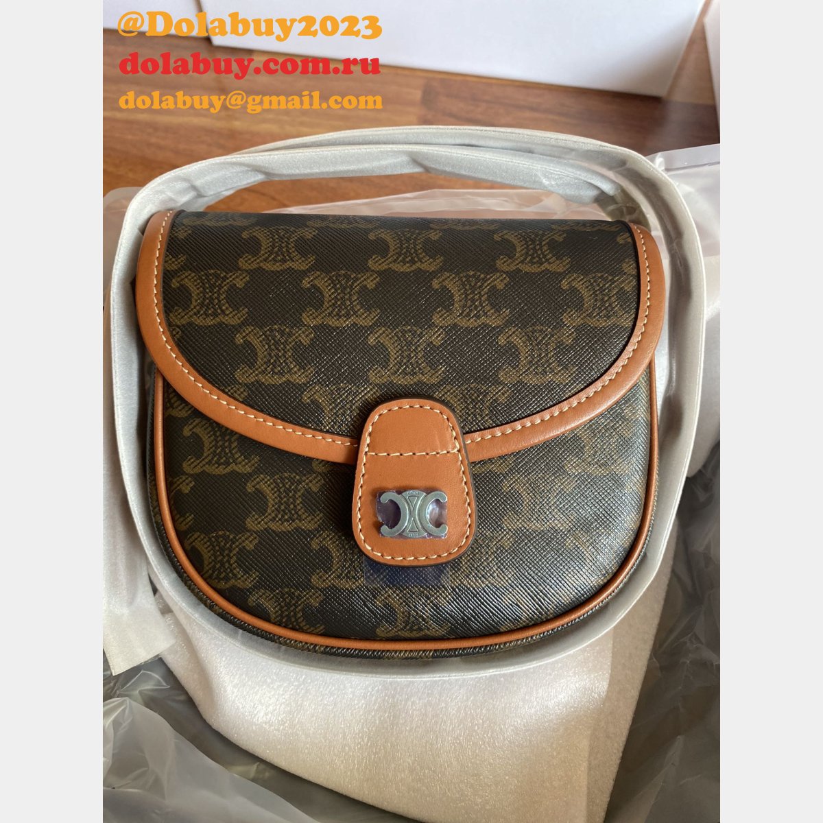 Fashion 7 Star mini celine Triomphe Canvas  BESACE bag196702