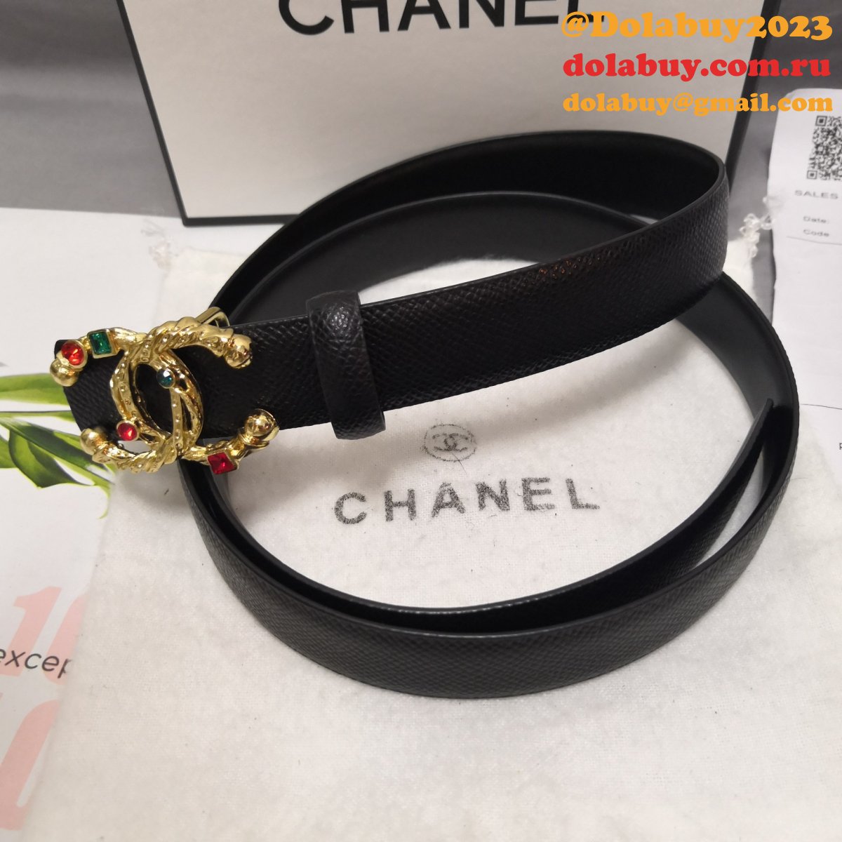 7 Star Replica CC Double C Belt Width 2.5cm 1101