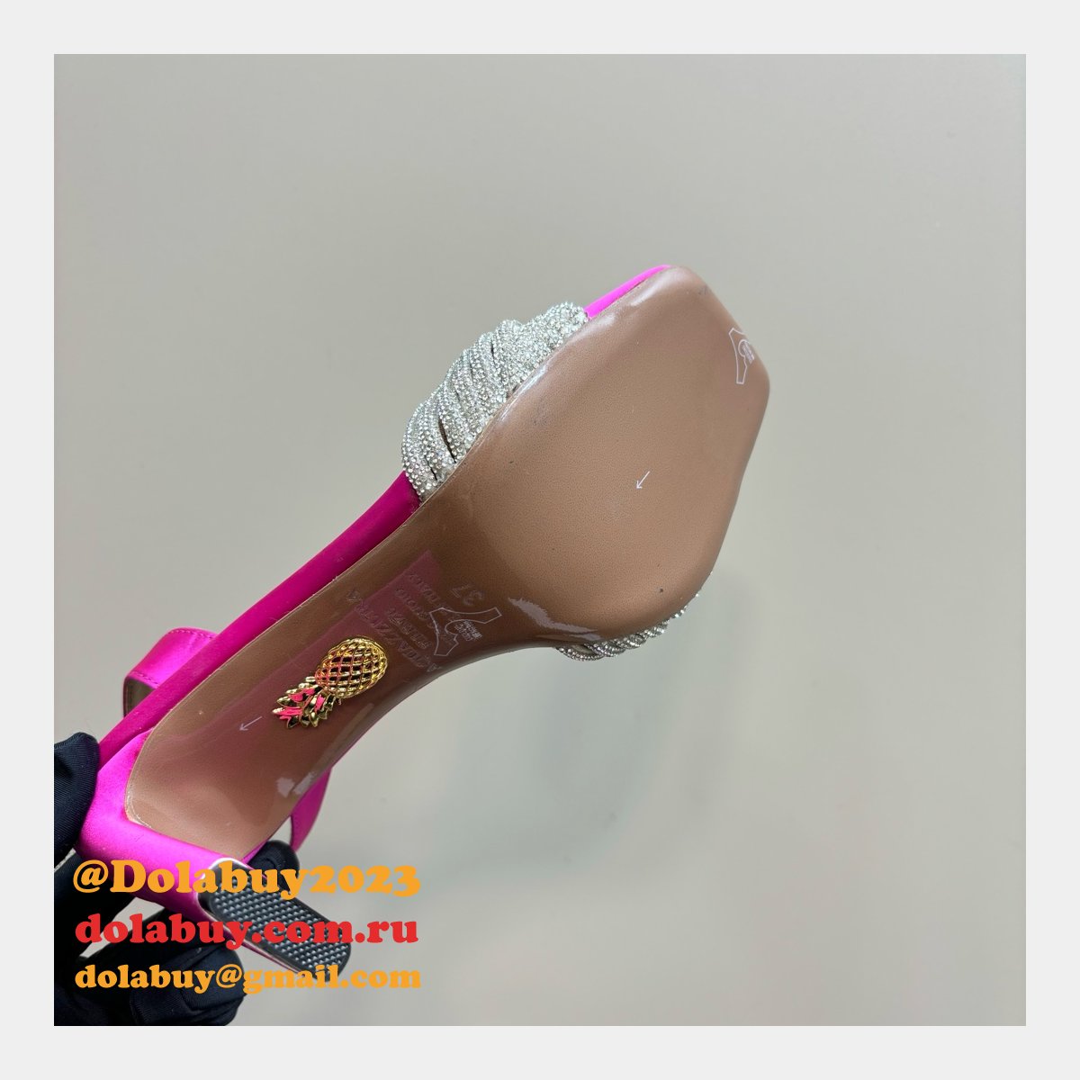 Luxury Best Aquazzura High-heeled Sandals 10CM