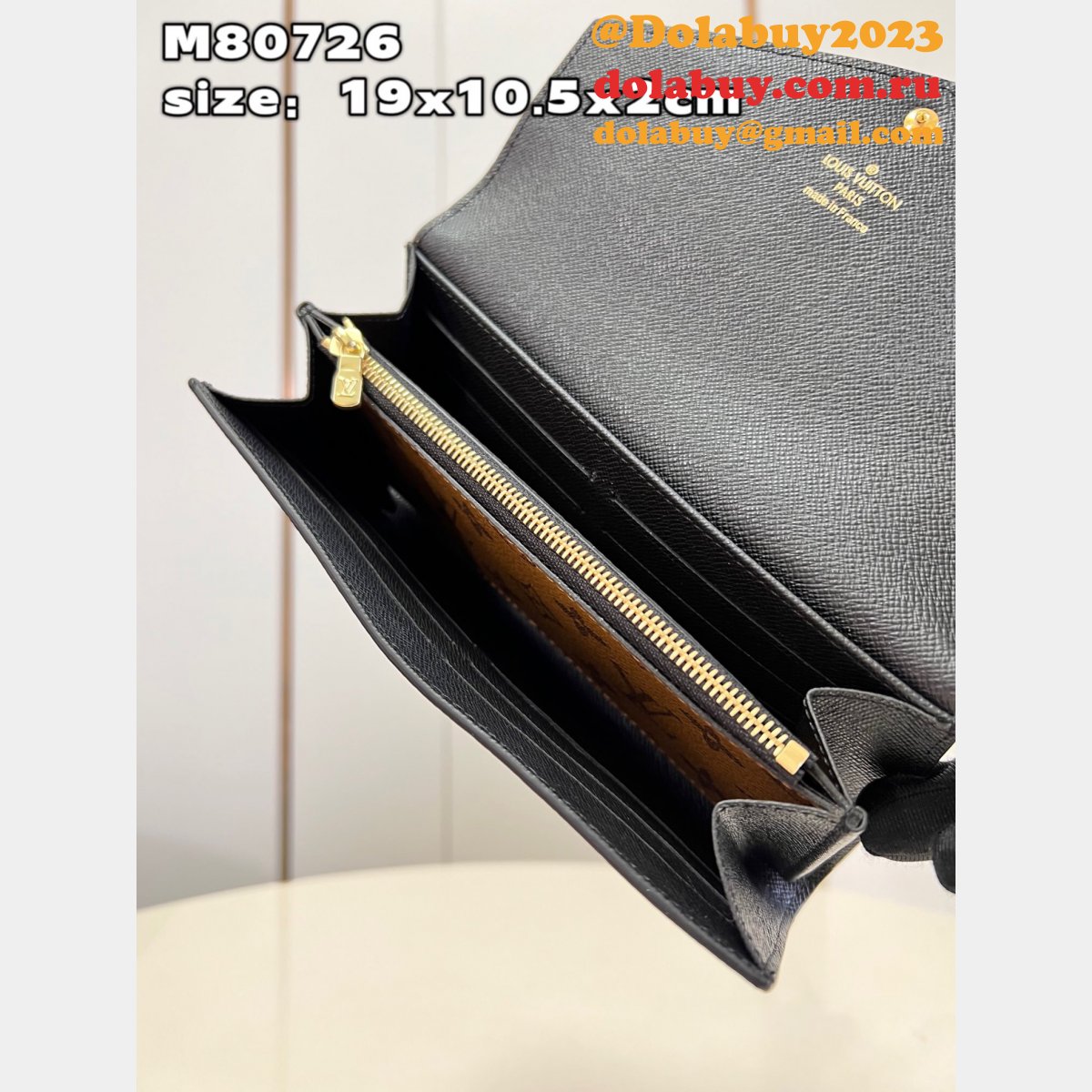 Replica Louis Vuitton Zoé Sarah Monogram M80726/M80725 Wallet