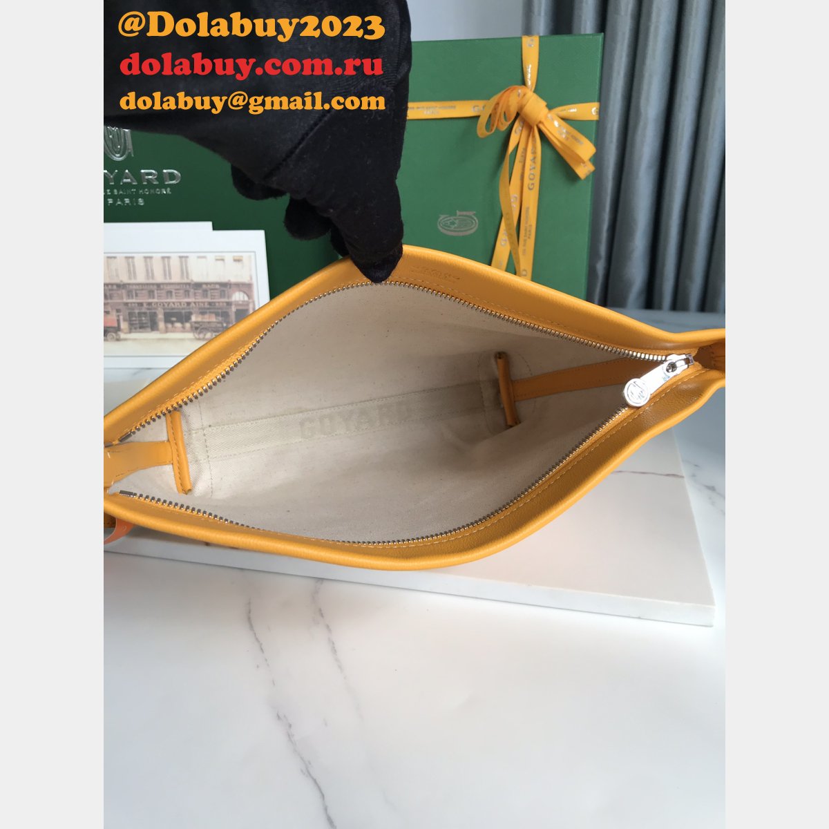 Fashion 7 Star Goyard Conti clutch