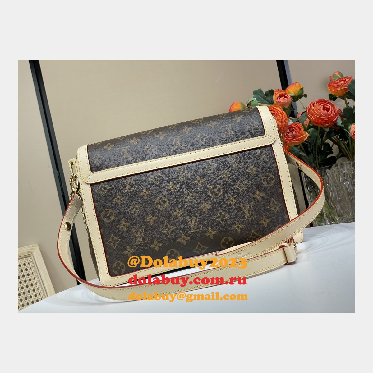 Luxury Dauphine Soft GM Monogram M47149 Louis Vuitton Replica Bag