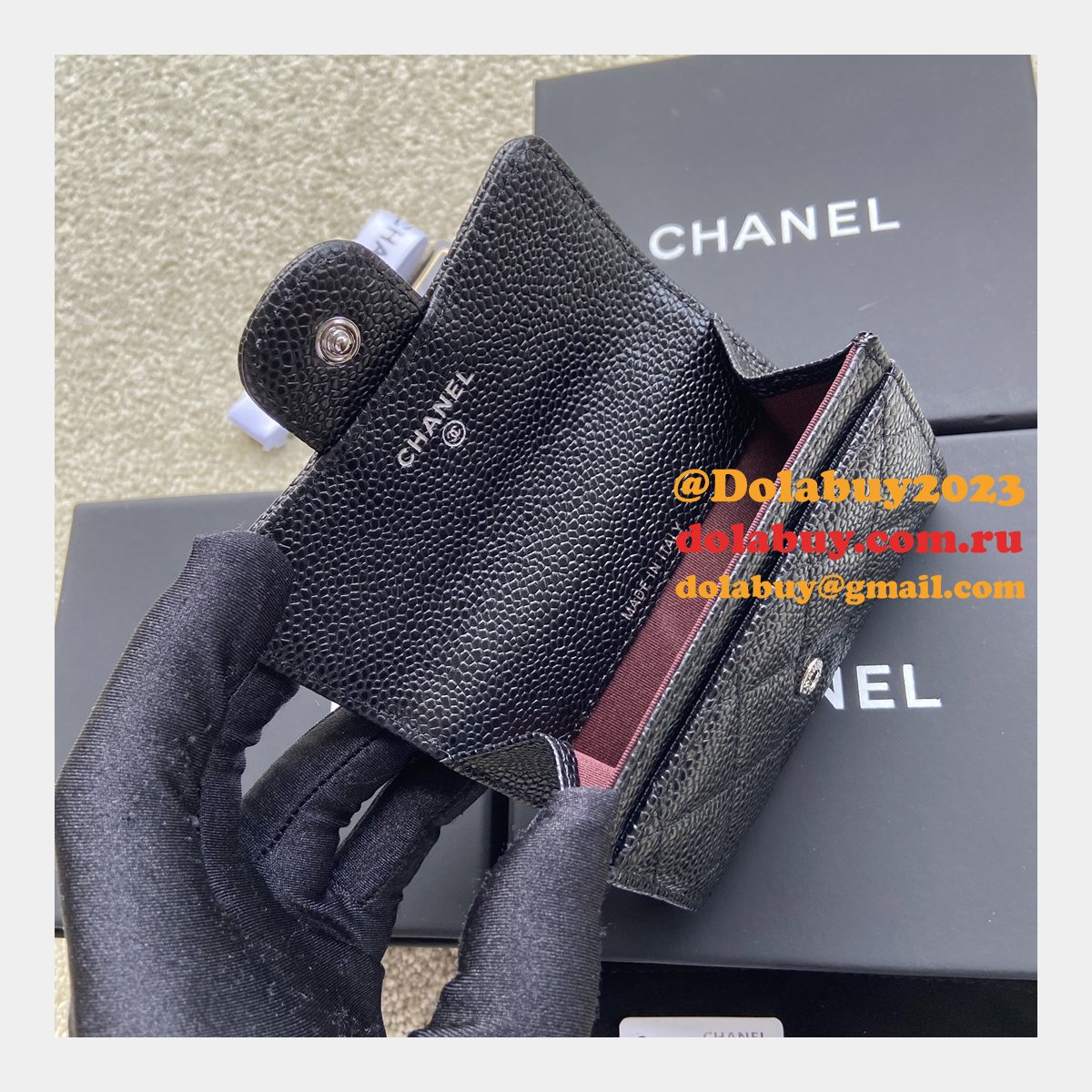 Wholesale CC Best Card Holder A80799 black color