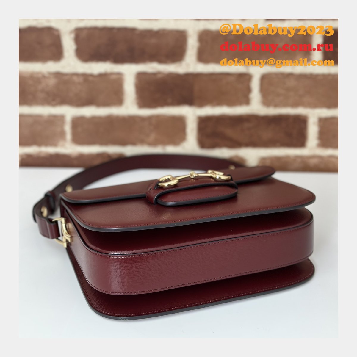 gg supreme duplicate G*u*i 1955 horsebit shoulder 602204 bag