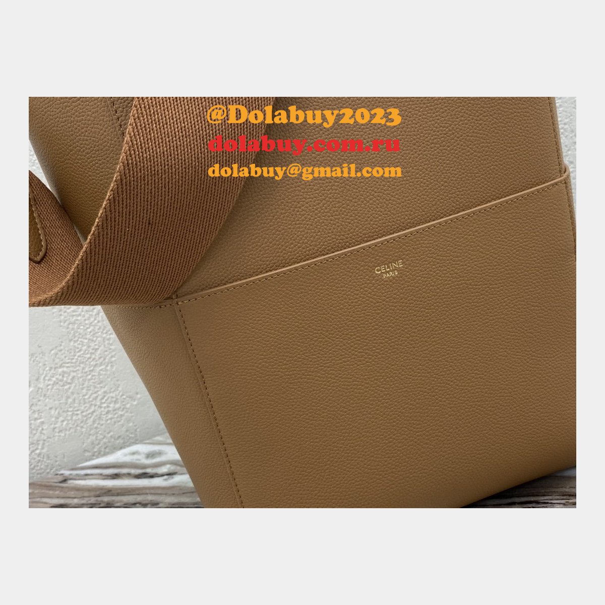 High Quality Celine Bags Sangle Brown Sale