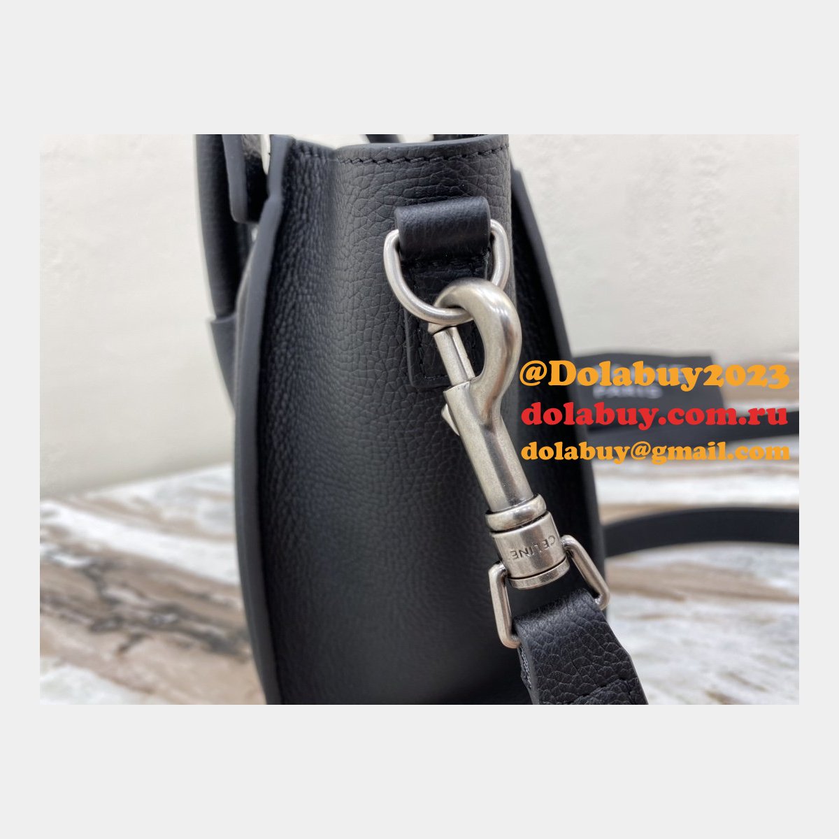 Celine Black Luggage Nano shopper 168243 Handbag