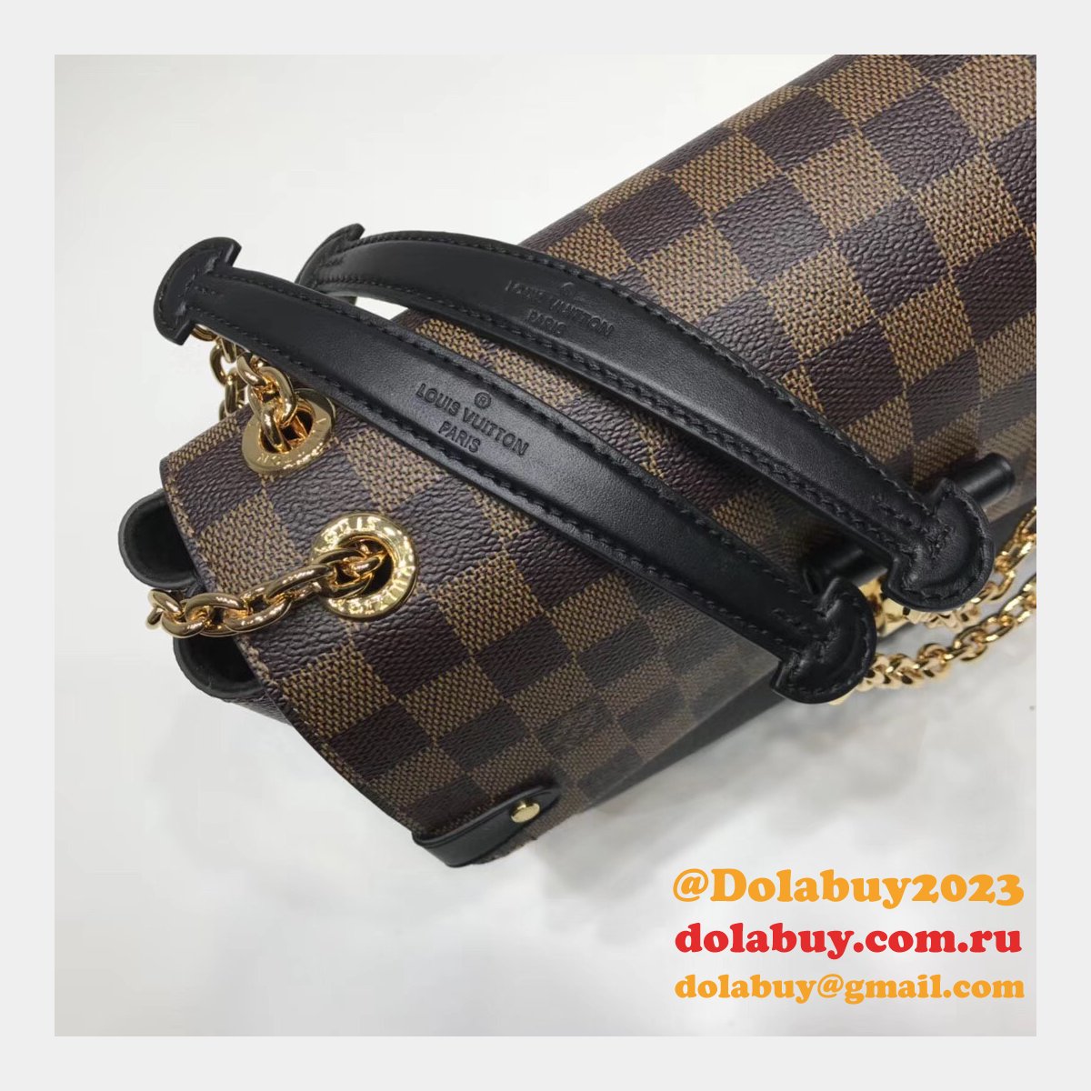 Louis Vuitton Replica Vavin PM Damier Ebene N40113 Browns