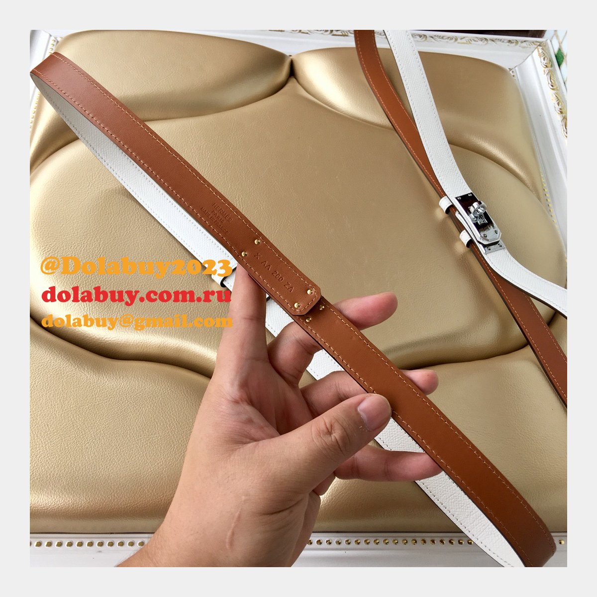 7 Star hottest selling hermes kelly thin belt 17mm