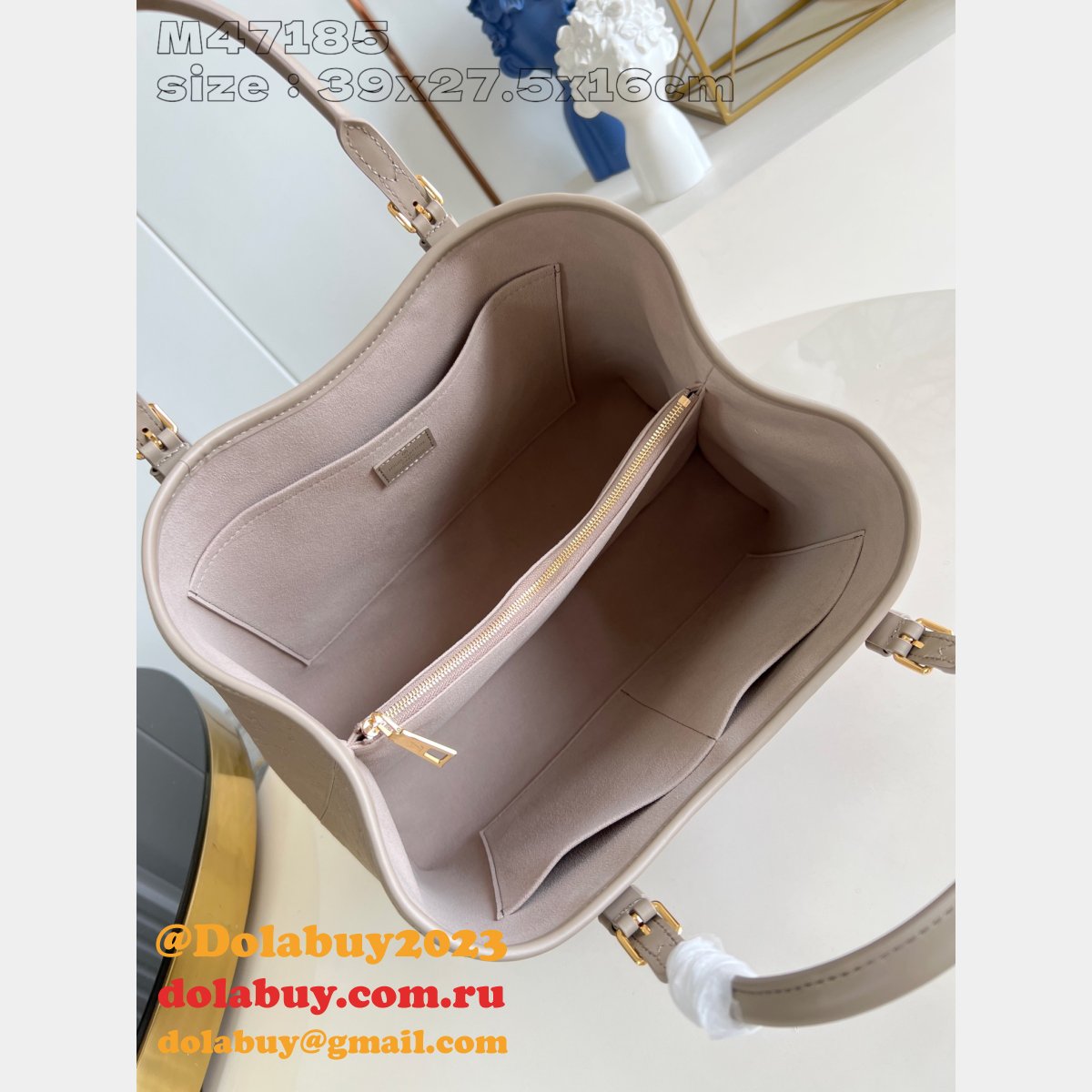 Replica Louis Vuitton Babylone Tote MM M47185/M11394 Perfect Bag