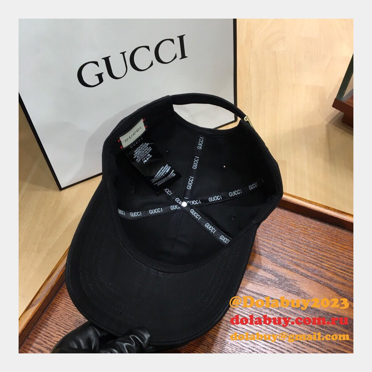 knockoff G*u*i new baseball cap