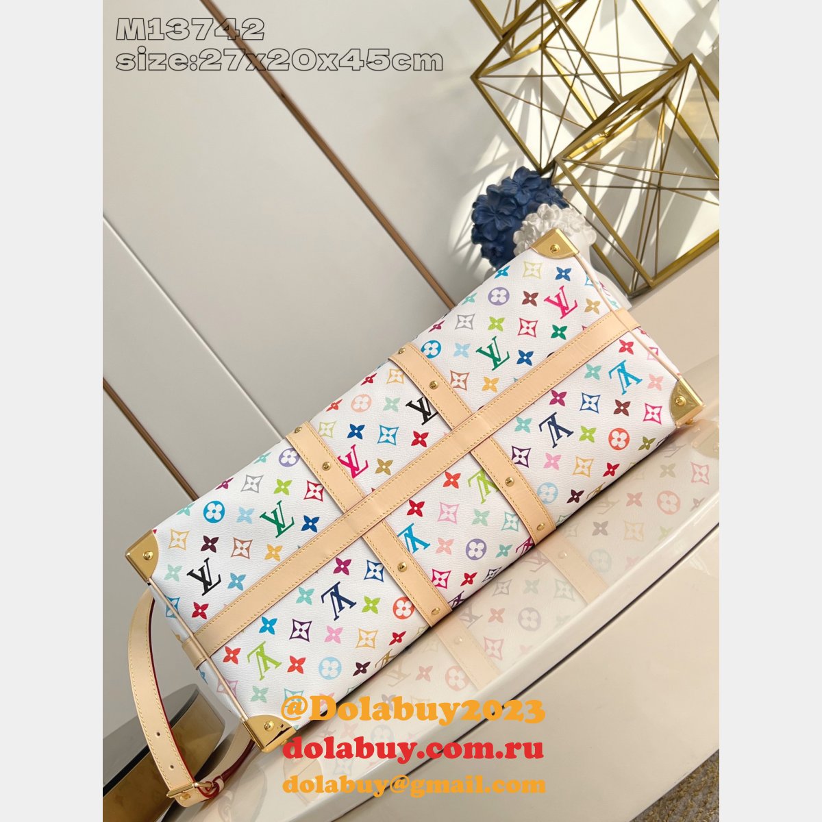 Louis Vuitton Duplicate LV x TM Keepall Bandoulière 45 M13742 Bag