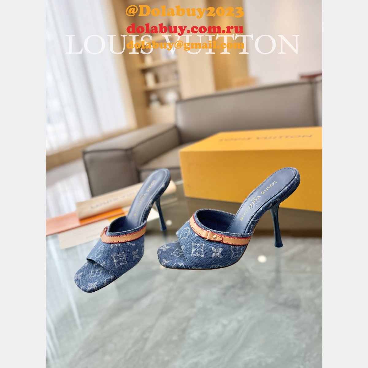 High Quality 7 STAR LOUIS VUITTON Revival Mules