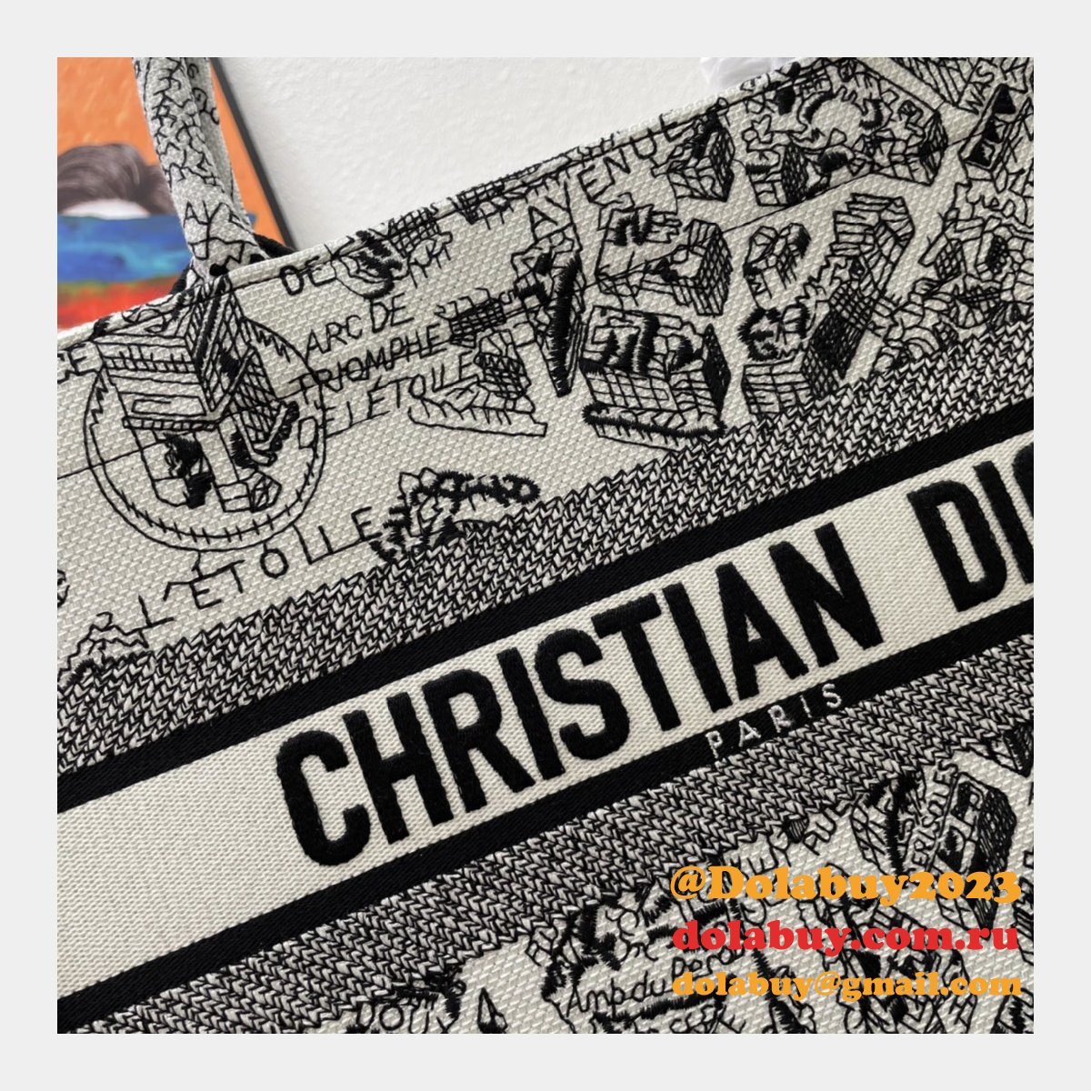 High Quality DIOR BOOK TOTE CHEAP REPLICA BAG