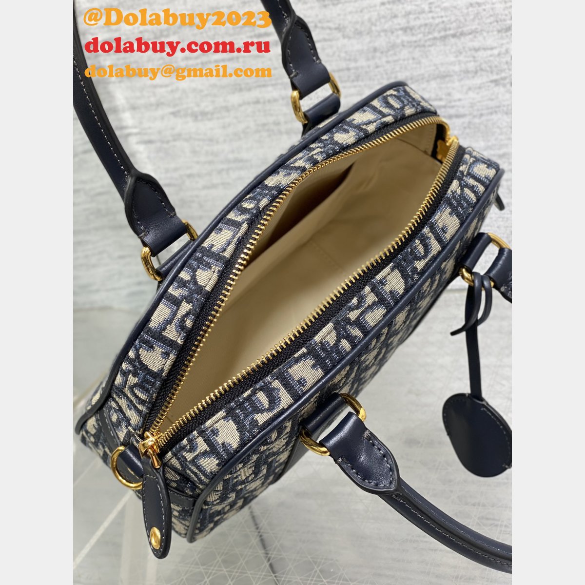 Top Quality Dior D-VIbe Bowling Bag Medium/Large